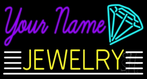 Custom Yellow Jewelry Neon Sign