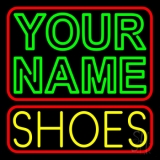 Custom Yellow Shoes Block Neon Sign
