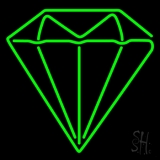 Diamond Green Logo Neon Sign