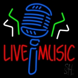 Live Music Mike 2 Neon Sign
