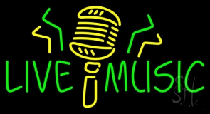 Live Music Mike Neon Sign