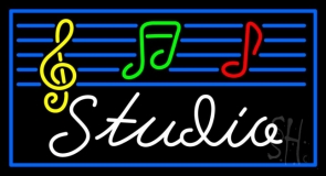 Music Studio Neon Sign