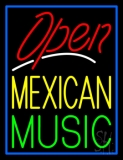 Open Mexican Music 1 Neon Sign