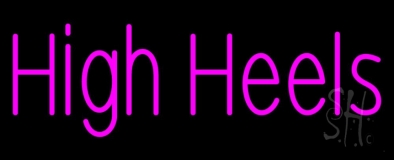 Pink High Heels Neon Sign