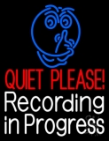Recording In Progress Neon Sign