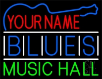 Custom Blues Green Music Hall Neon Sign