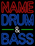 Custom Double Stroke Drum And Bass Neon Sign