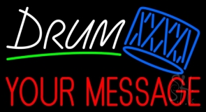 Custom Drum 1 Neon Sign