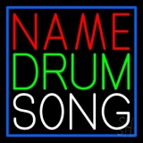 Custom Drum Song Neon Sign