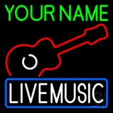 Custom Live Music With Border Neon Sign