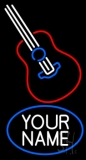 Custom Logo Guitar Neon Sign