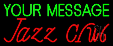 Custom Red Jazz Club Neon Sign
