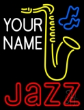 Custom Red Jazz With Yellow Logo Neon Sign