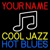 Custom Yellow Cool Jazz Blue Hot Blues 1 Neon Sign