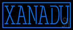 Blue Border Xanadu Neon Sign