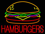 Hamburgers Neon Sign