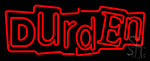 Red Durden Neon Sign