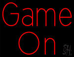 Red Game On Neon Sign