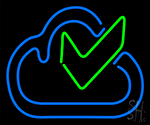 Blue Logo Neon Sign