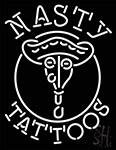 Nasty Tattoos Neon Sign