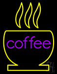 Coffee With Cup Neon Sign