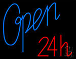 Open 24h Neon Sign