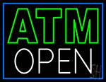 Atm Open Neon Sign