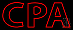 Cpa Double Stroke Red Neon Sign
