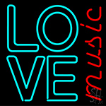 Love Music Neon Sign
