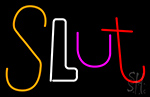 Multicolor Sluts Neon Sign