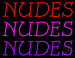 Nudes Nudes Nudes Neon Sign