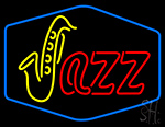 Saxophone Jass Neon Sign