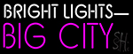 Bright Lights Big City Neon Sign