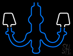 Chandelier Logo Neon Sign