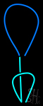 Exclamation Drops Neon Sign