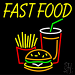 Fast Foods Neon Sign