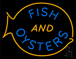 Fish And Oysters Neon Sign