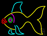 Fish With Lips Neon Sign
