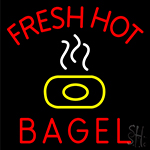 Fresh Hot Bagel Neon Sign