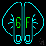 Gf Hand Signneon Sign