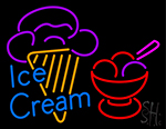 Ice Cream Logo Neon Sign