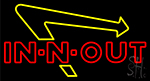 In N Out Burger Neon Sign
