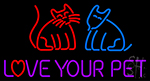 Love Your Pet Neon Sign