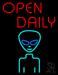 Open Daily Neon Sign