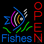 Open Fishes Neon Sign