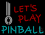 Play Pinball Real Neon Sign