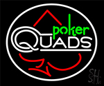 Poker Quads Neon Sign
