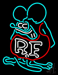 Rf Logo Neon Sign