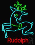 Rudolph Neon Sign