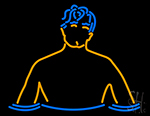 Swimming Boy Neon Sign